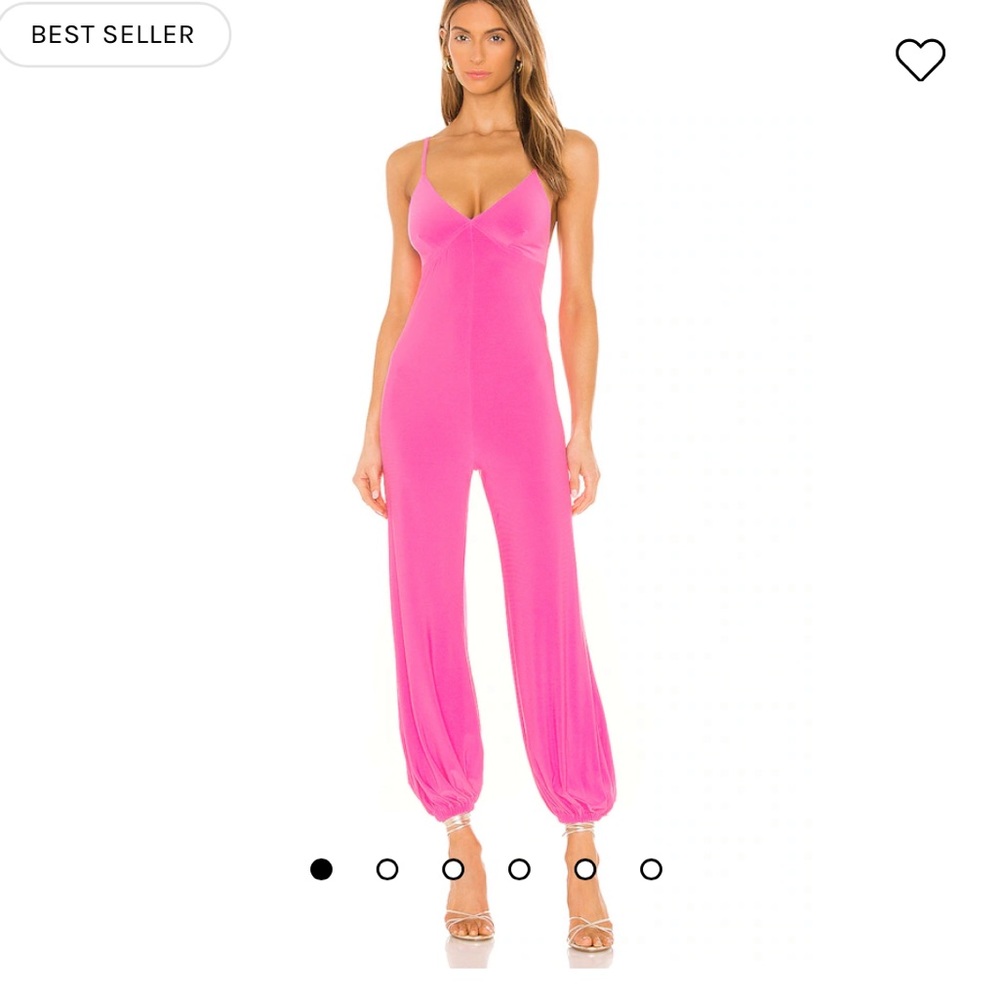 Norma Kamali Pink Jumpsuit